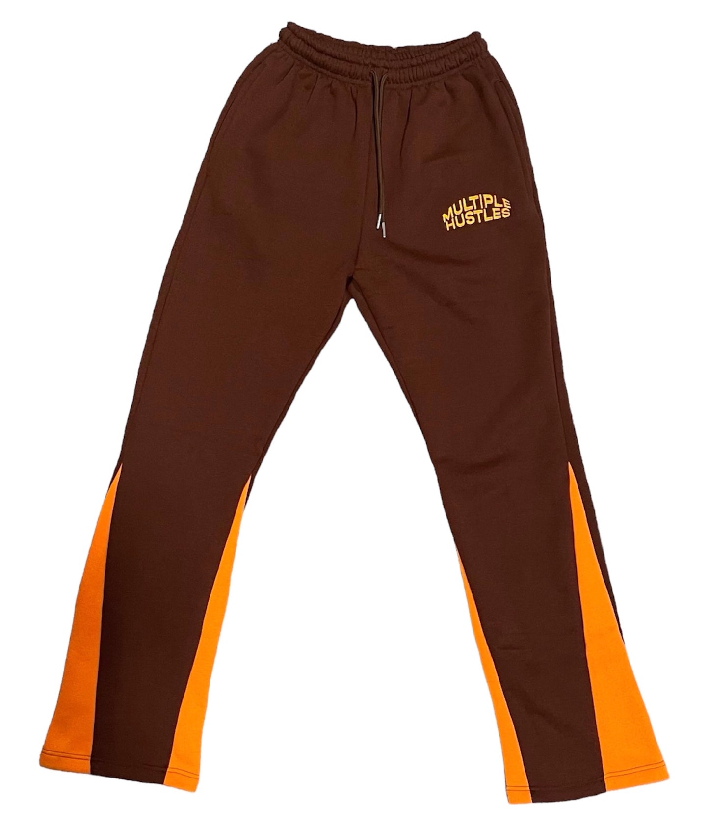 Brown/Orange Flare Joggers