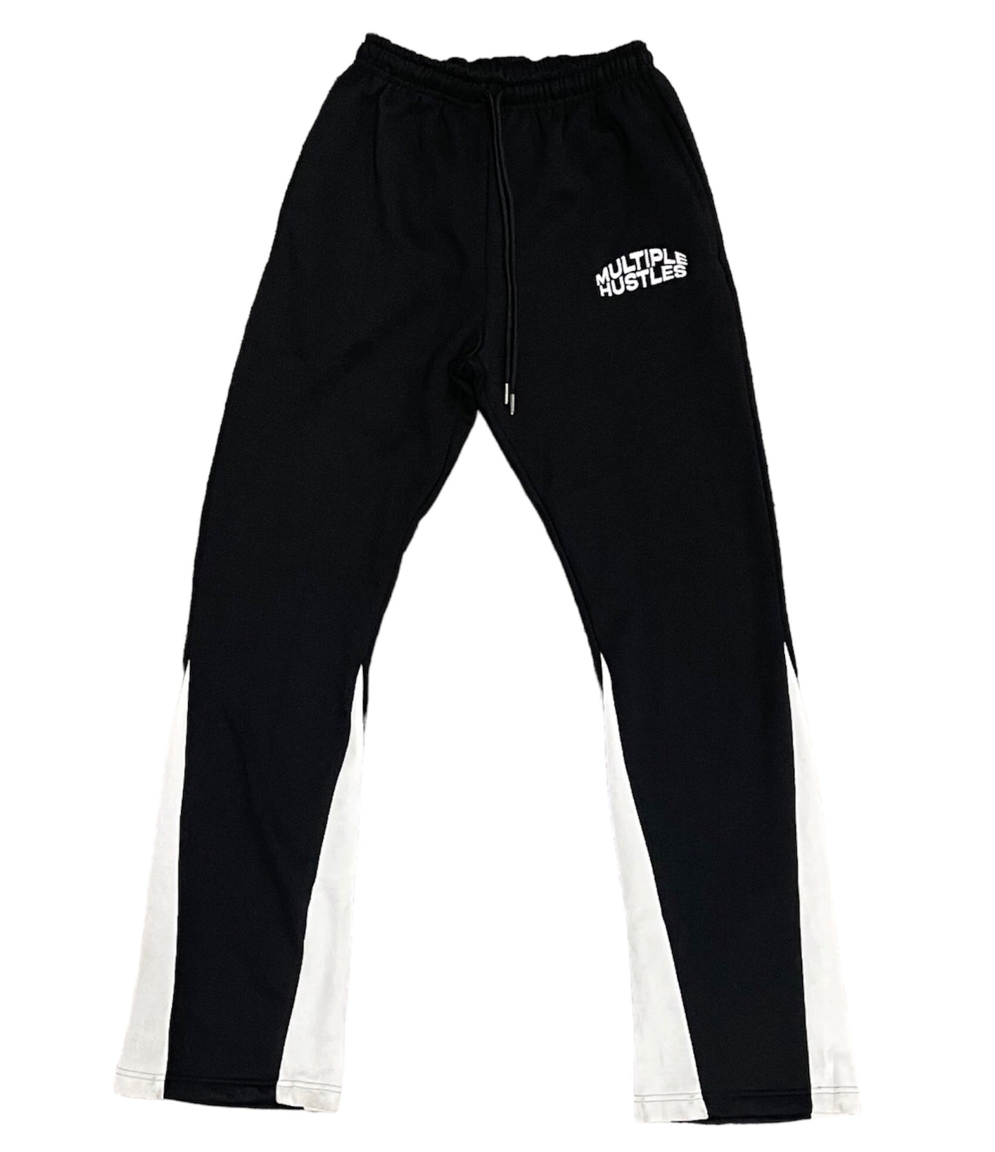 Black/White Flare Joggers