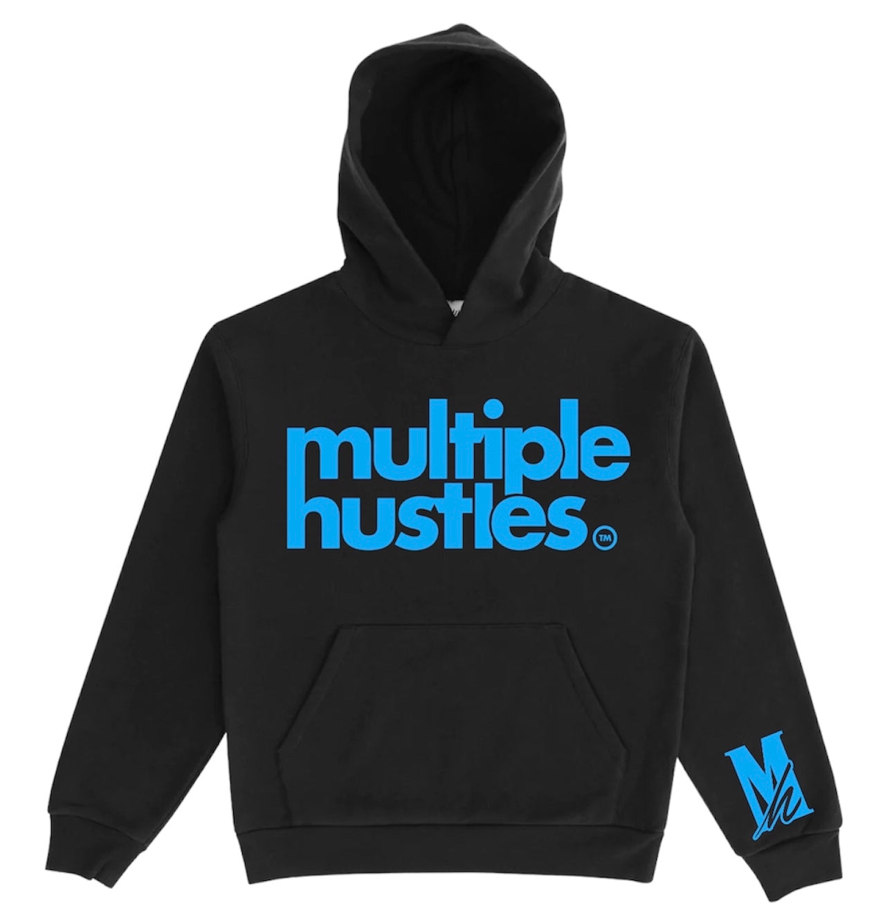 The Original Trademark Collection Black/Carolina Blue Hoodie