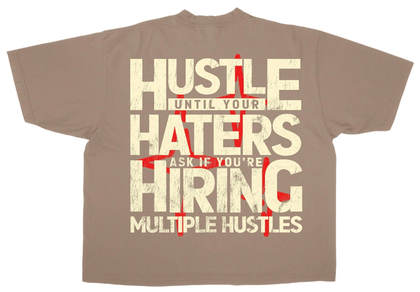 The We Not Hiring Collection Brown T-Shirt