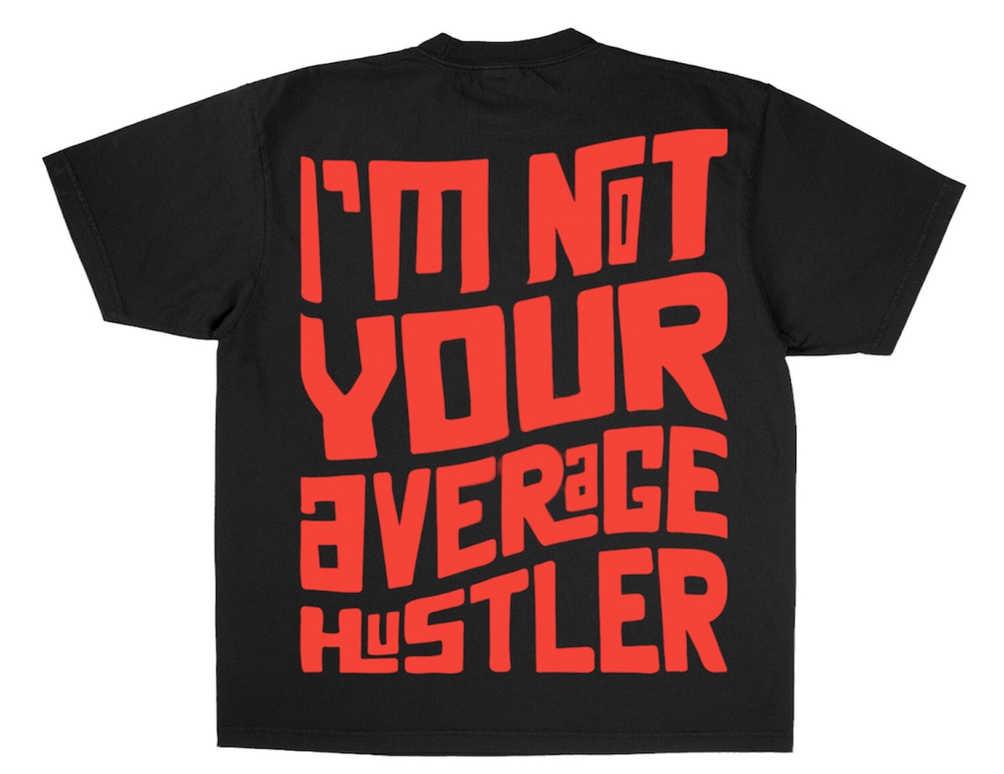 I’m Not Your Average Hustler Collection Black/Red T-Shirt
