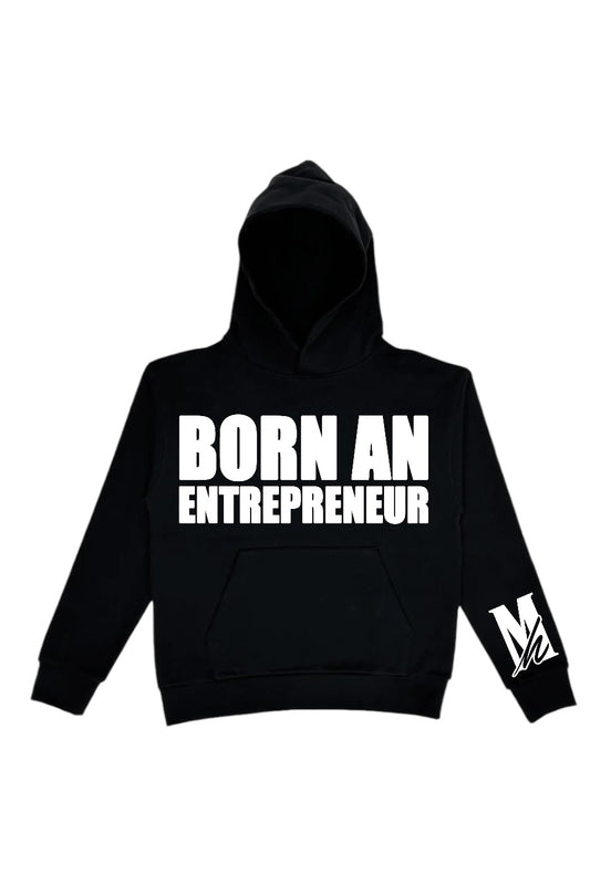 Born An Entrepreneur Black/White Hoodie