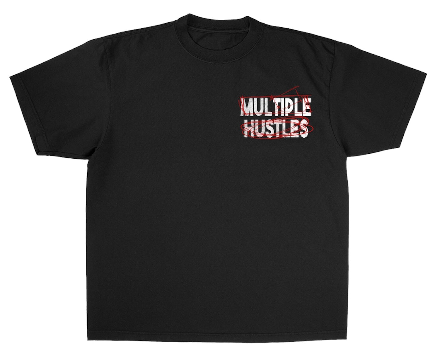 The Hustle Hard Collection Black T-Shirt